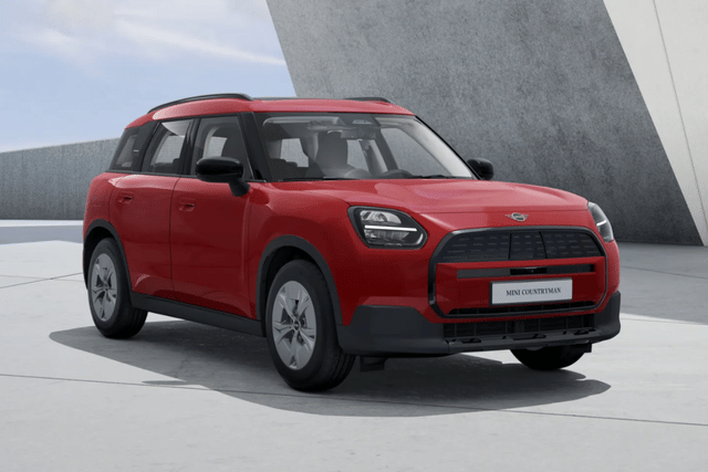 Mini Countryman Electric Chilli Red Color Image
